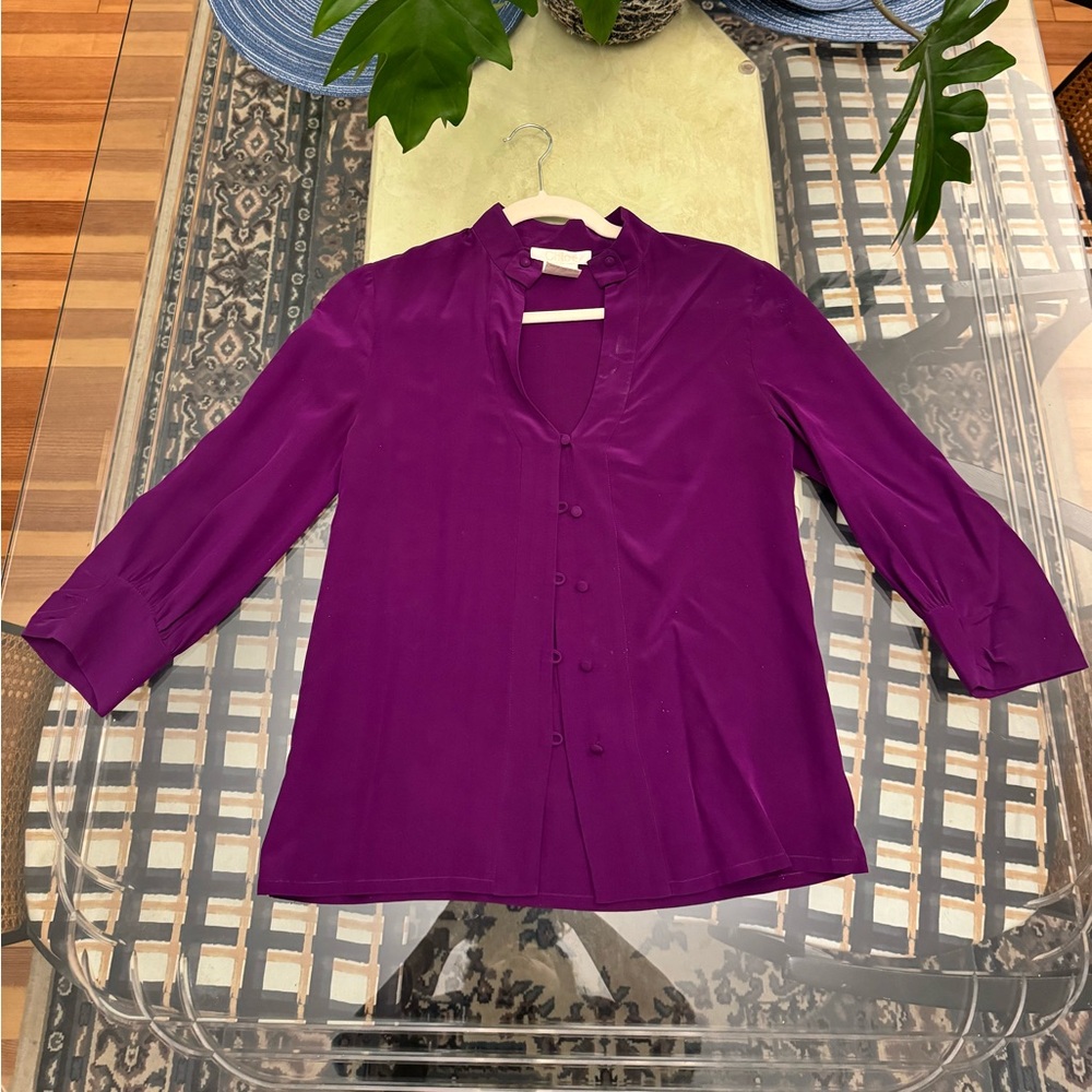 Chloé Purple Blouse